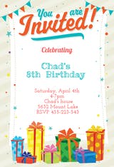 You Are Invited - Birthday Invitation